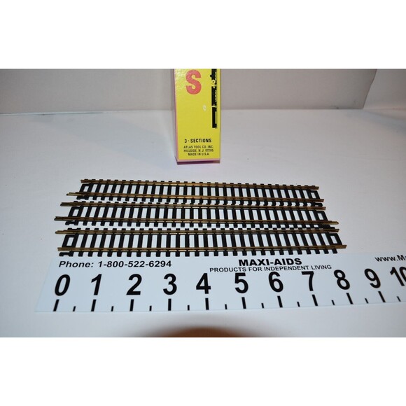 Vtg Atlas Brass HO Scale Train Track #31 #44 #25 Bumpers #43  READ - Picture 5 of 10